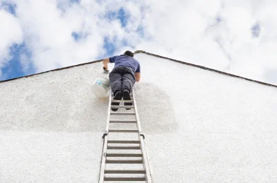 Peinture extérieure à la Tagnière — façades et ravalement